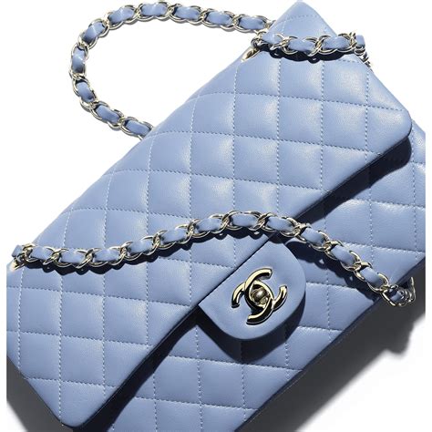 blue chanel bags|chanel bag blue price.